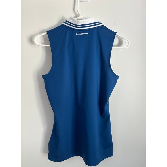 Tommy Bahama Everyday Active Sleeveless Polo NWT Size XS Blue - Picture 5 of 6